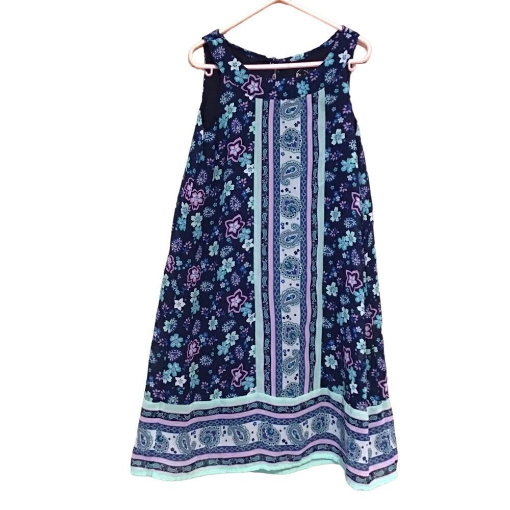 Wonder Nation Girls Sleeveless Spring‎ Dress M 7/8